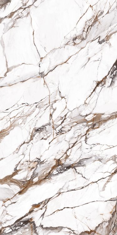 Роскошные большие керамогранитные плиты Calacatta